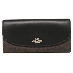 COACH signature slim envelope wallet